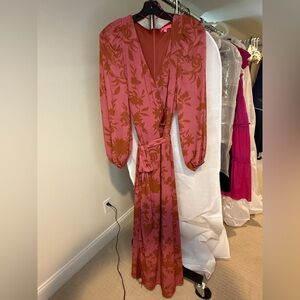 Flying Tomato Cross your Mind woven Maxi Dress in Maroon